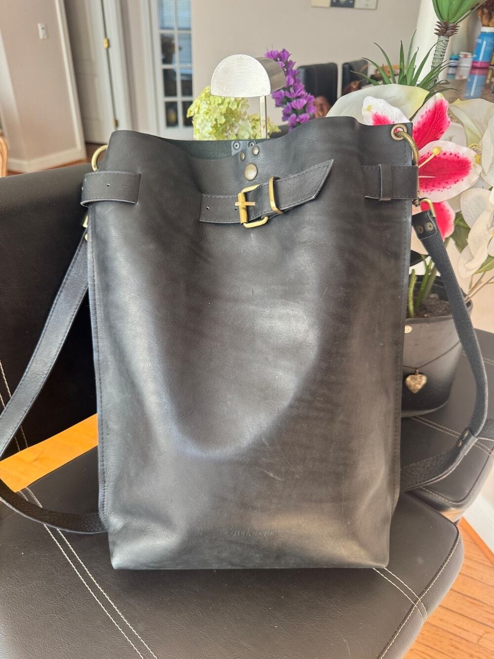 Women's Leather Backpack Purse by Qisa bags (800